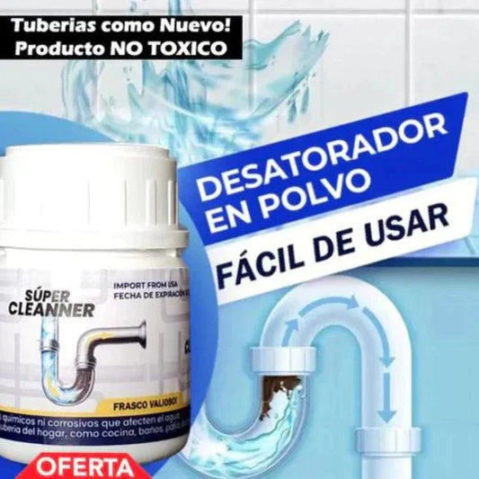 🚽SUPER CLEANNER™ DESTAPADOR DE CAÑERIA - ELAYBOL